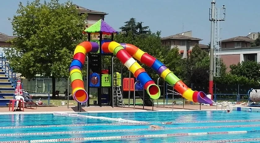 Used Kids Outdoor Playground Equipment Playground Slide for Sale