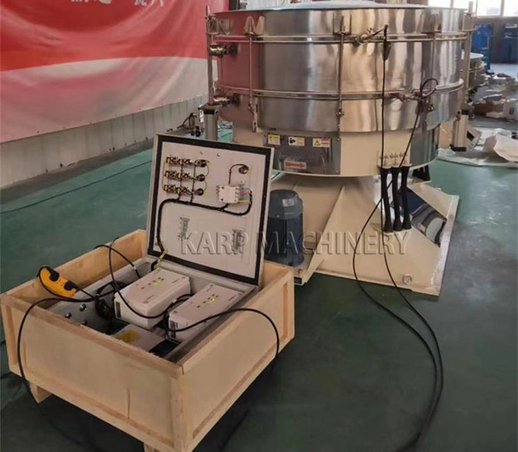 Stainless Steel Ground Pepper Sifter Machine High Capacity Circular Swing Screen