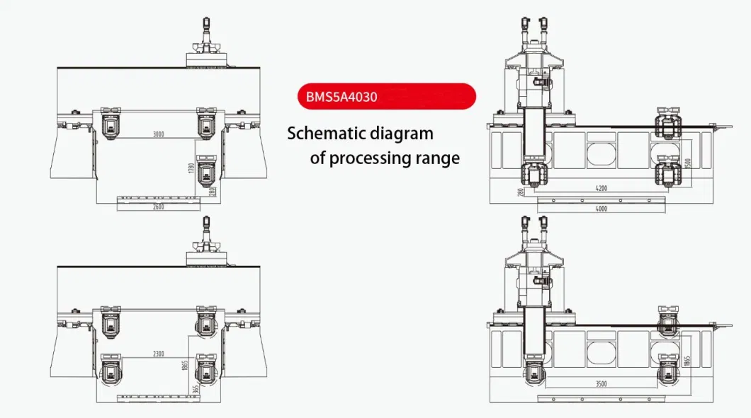 Double Pendulum Head 5-Axis Moving Beam Gantry Machining Centre