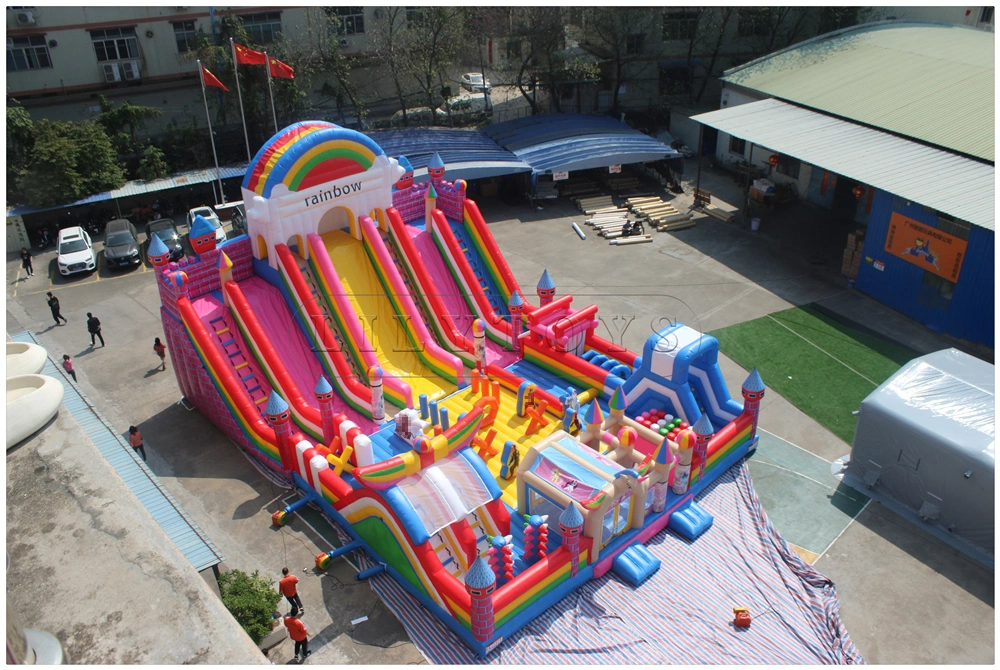 Lilytoys Newest Outdoor and Indoor Inflatable Theme Park Fun Playground