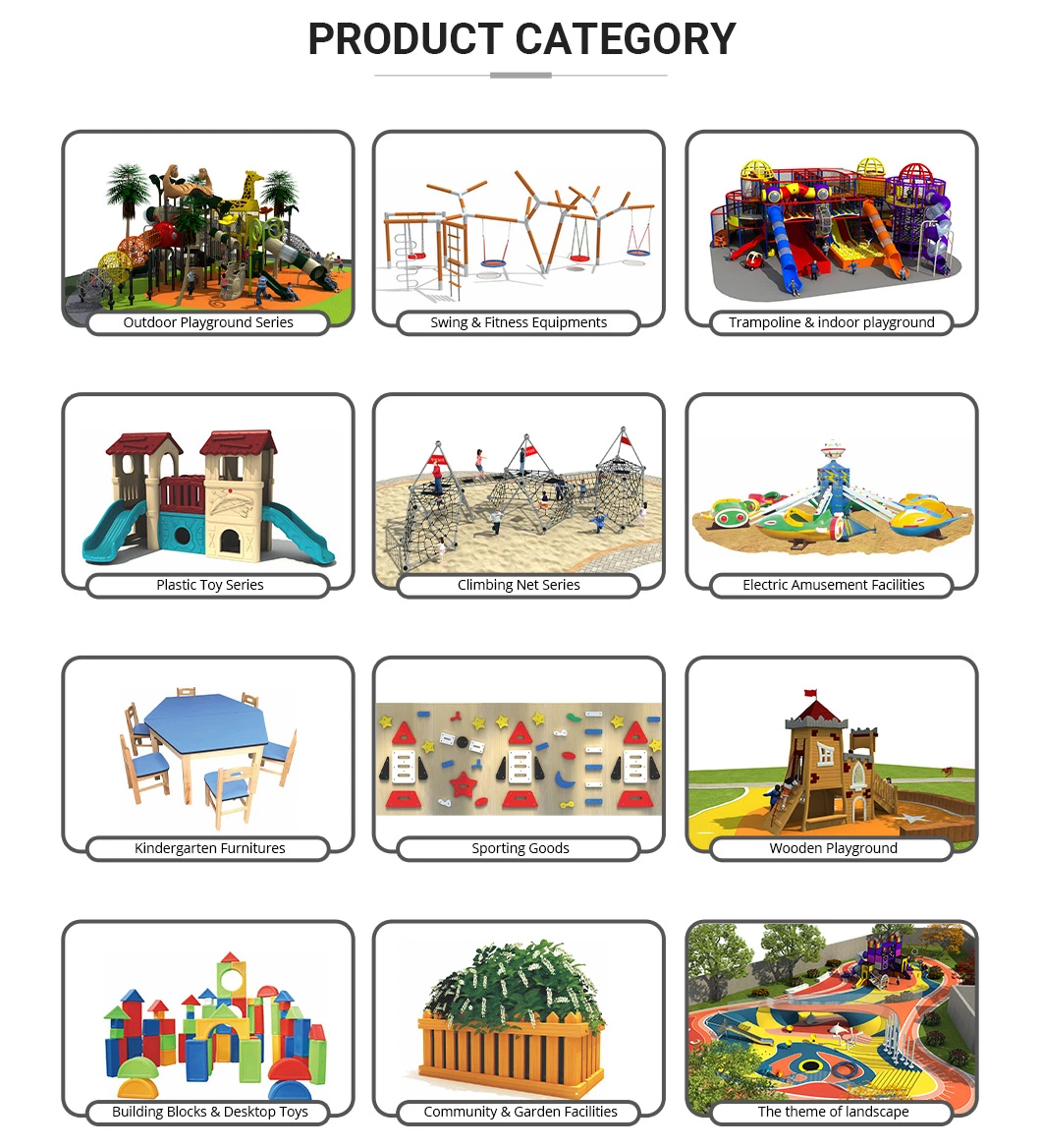 Develop Intelligence Amusement Park Wholesale Children Plastic Swing Set