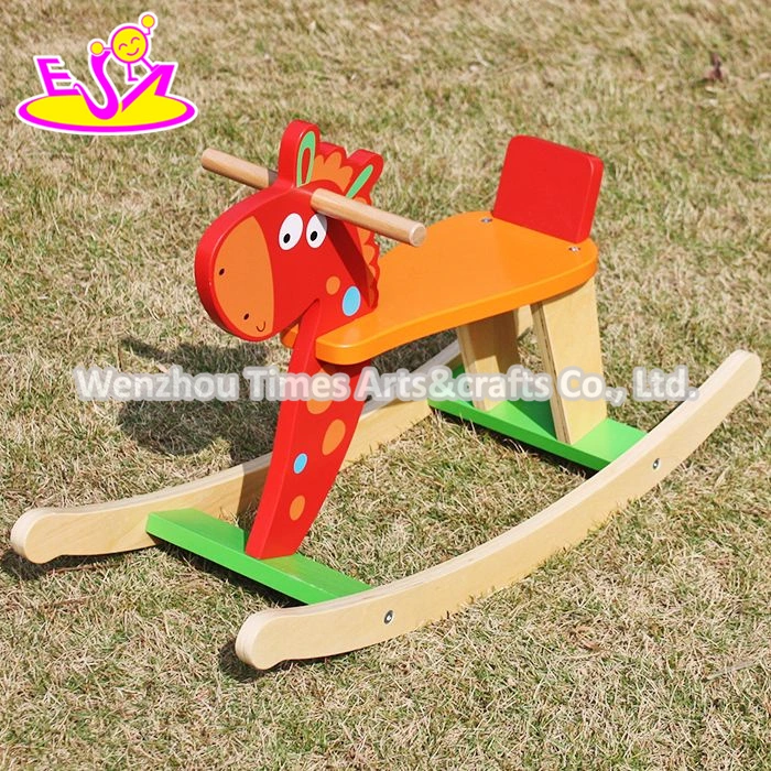 New Design Funny Rocking Horse Toddlers Wooden Ride on Toys W16D109