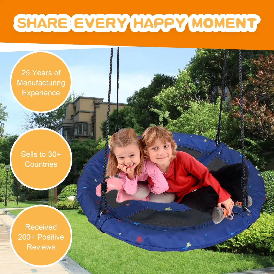 Portable Round Platform Outdoor Kids Swing