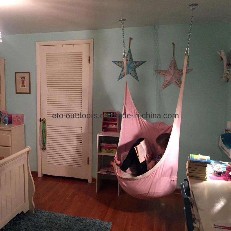 OEM Customized Folding Indoor Outdoor Hanging Kids Children Teardrop Pod Swing
