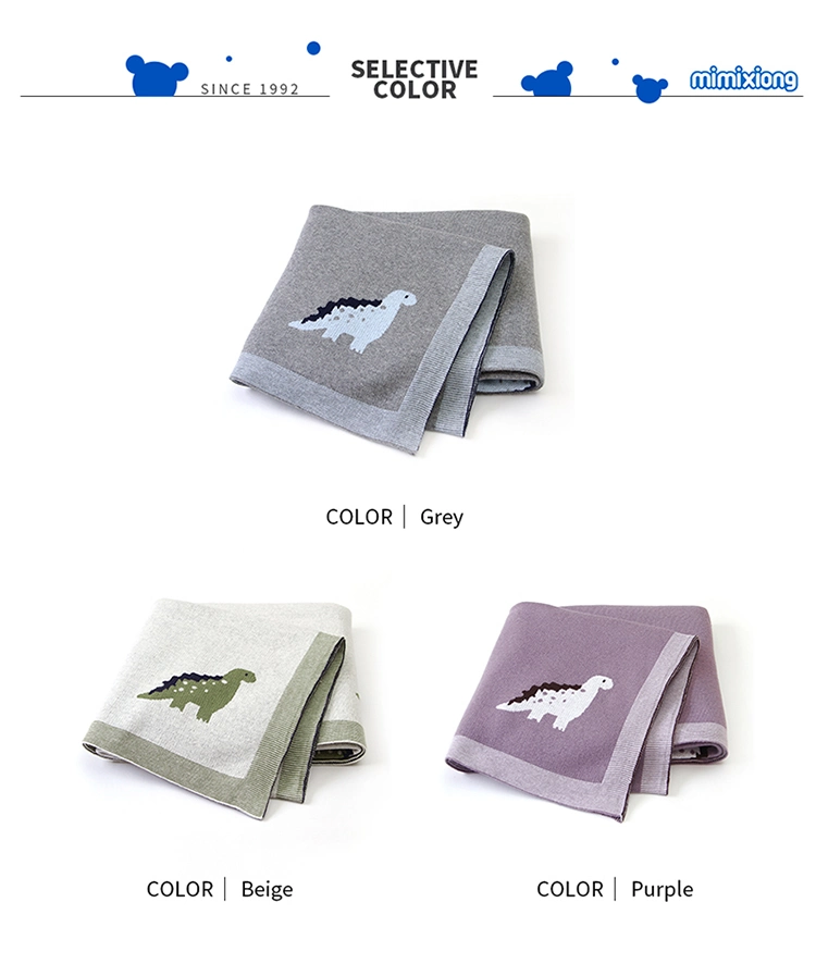 Hot Sale Newborn Knitted Baby Cotton Blankets