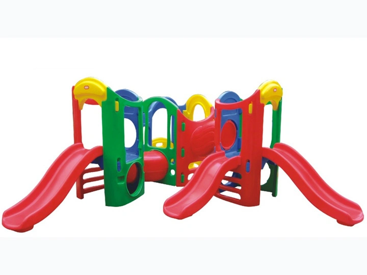 Kids Indoor Plastic Slide and Rocking Horse