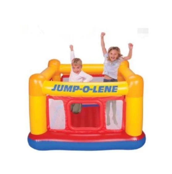 Small Rectangular for Kids Indoor Commercial Mini Trampoline Children Inflatable Trampoline
