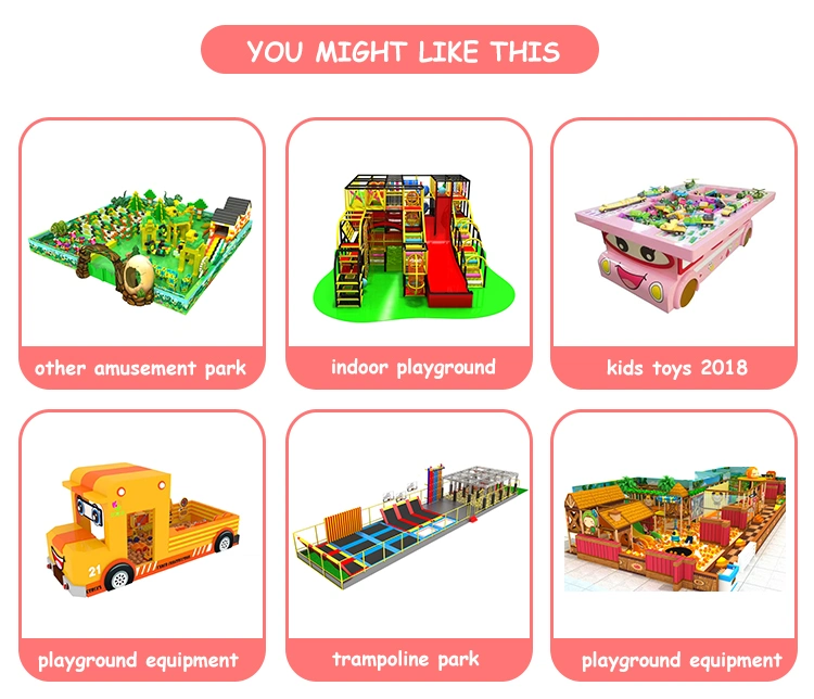 Customized Playground Kids Play Area Ball Pit Pool Play Tube Slides House Indoor Playground