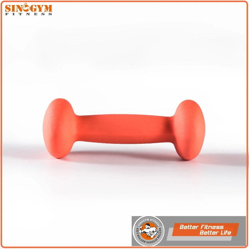 Neoprene Coated Straight Handle Oval End Dumbbell