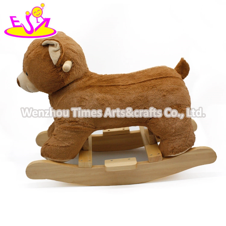 New Hottest Lovely Plush Rocking Horse with Sound W16D111