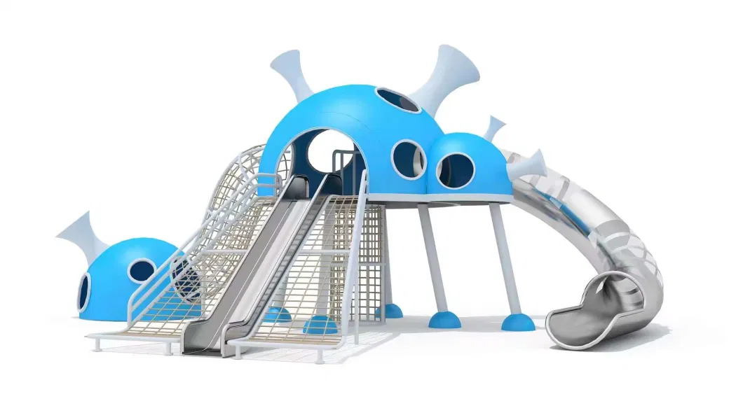 Qdbxg014 Stainless Steel Slide Outdoor Amusement Equipment Climbing Park Playground Equipment