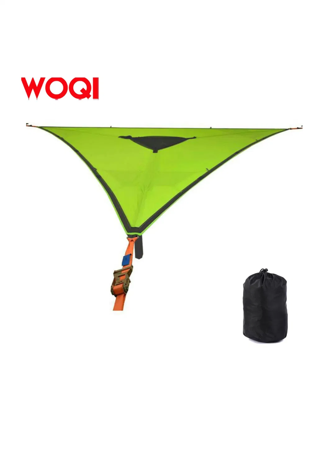 Woqi Triangular Hammock, a Portable Hammock That Can Be Used by Multiple People