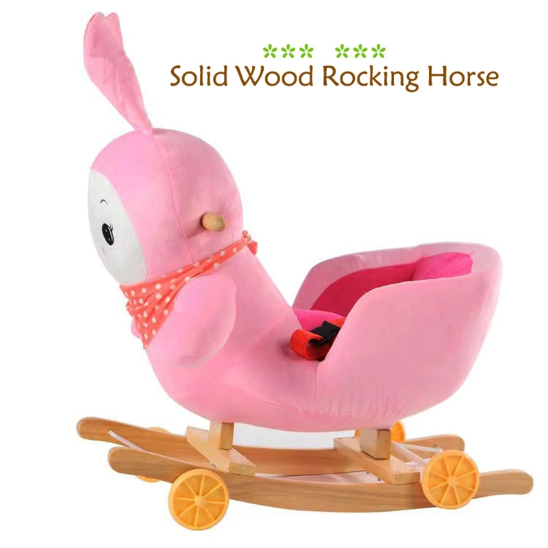 Plush Toy Bunny Wooden Rocking Chair Baby Products Rocking Horse Car