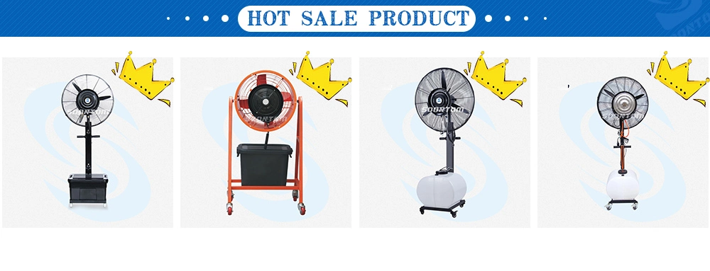 Stainless Steel Oscillation Disinfection Acportable Electric Industrial Water Cooling Mist Fan