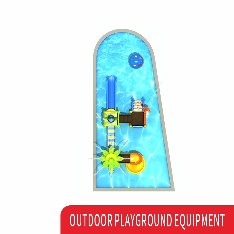 Outdoor Toys Playhouse Play Ground Outdoor Kids Water Playground with Tube Slide Outdoor