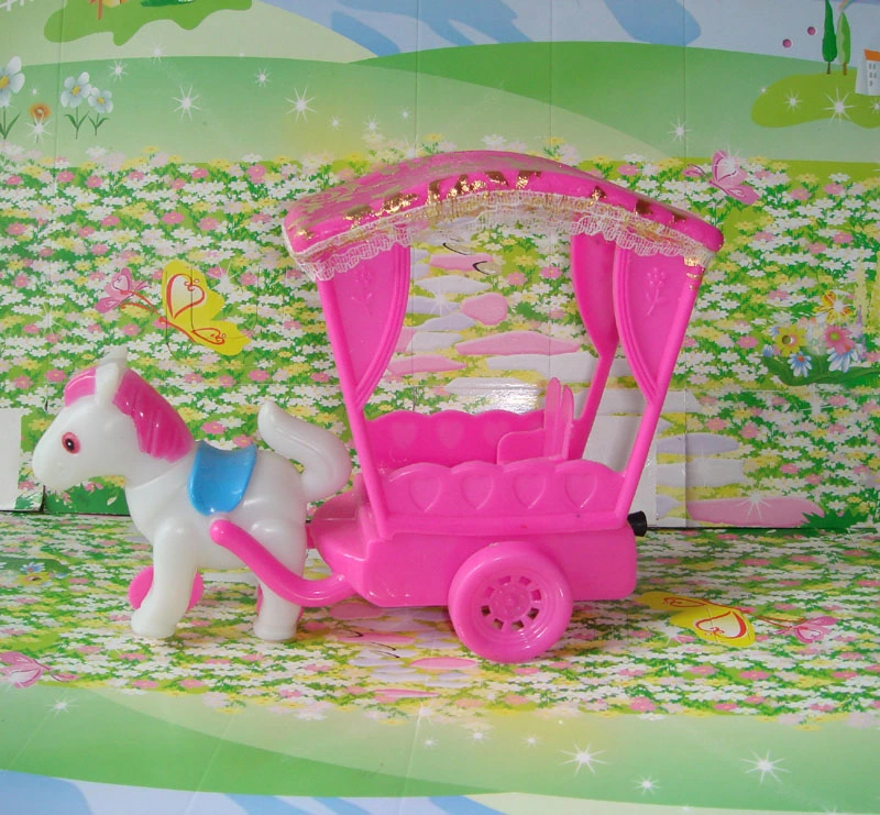 Wholesale Preschool Toys Plastic Toy Little Pony Trailer for Dolls