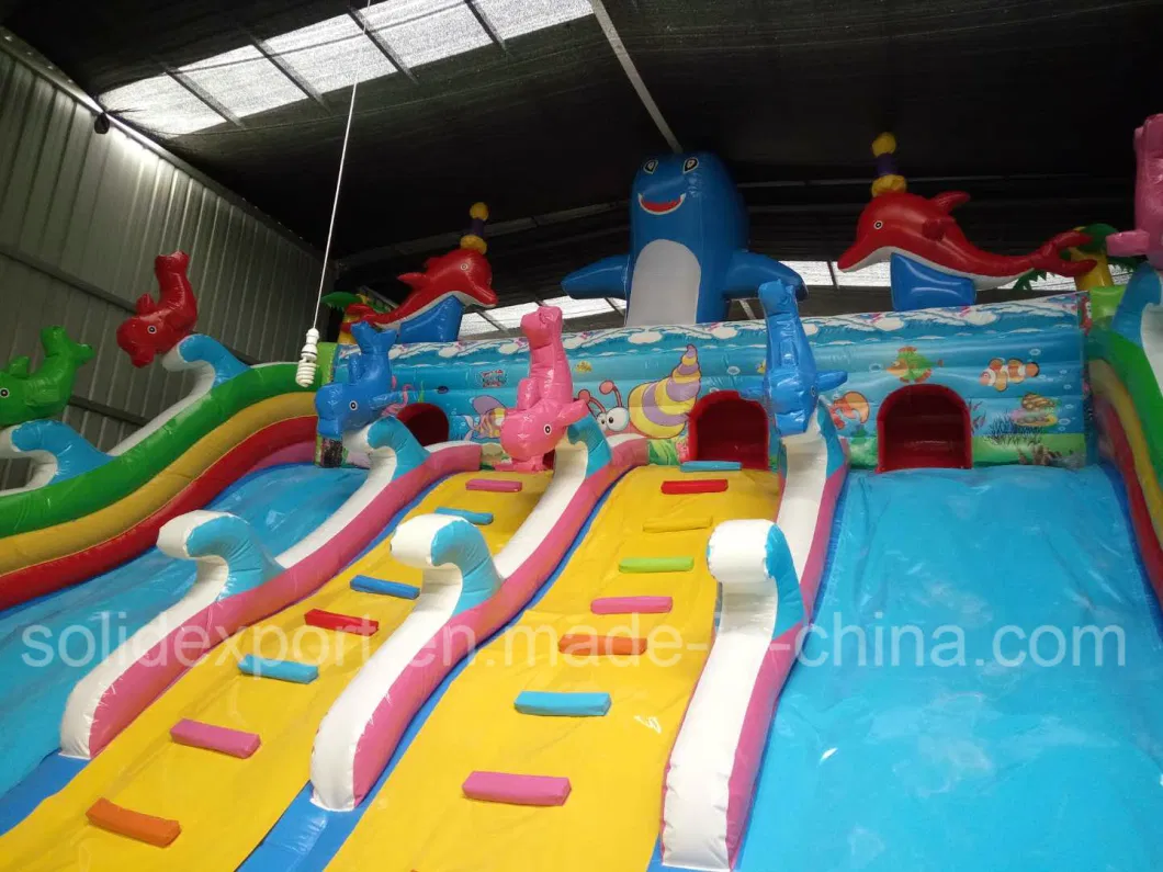 Exciting Playground Inflatable Jumping Castle Cartoon Inflatable Jumper Trampoline
