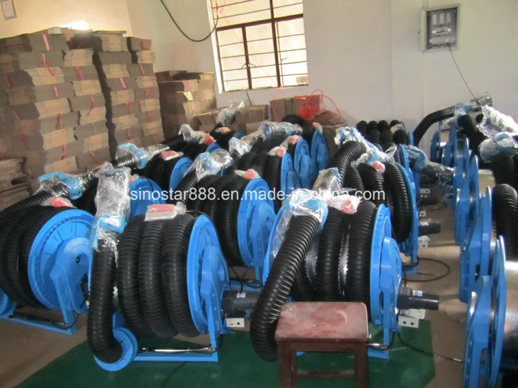 Electrical Exhaust Hose Reel/ Exhaust Extraction System- Slide Rail (FS-200912708E)