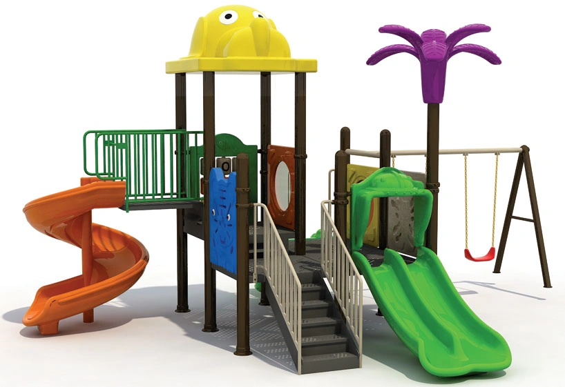 Castle Style Outdoor Playground Slide for Sale (TY-171019)