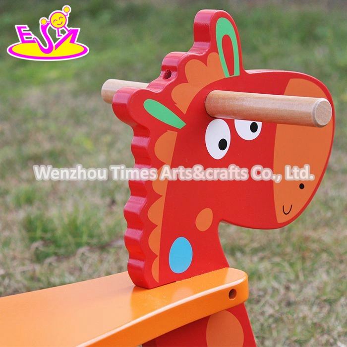 New Design Funny Rocking Horse Toddlers Wooden Ride on Toys W16D109