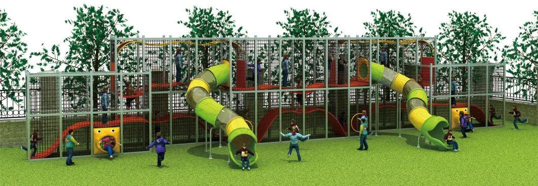 Climbing Net Frame Combination Slides Outdoor Playground Equipment Children Adventure