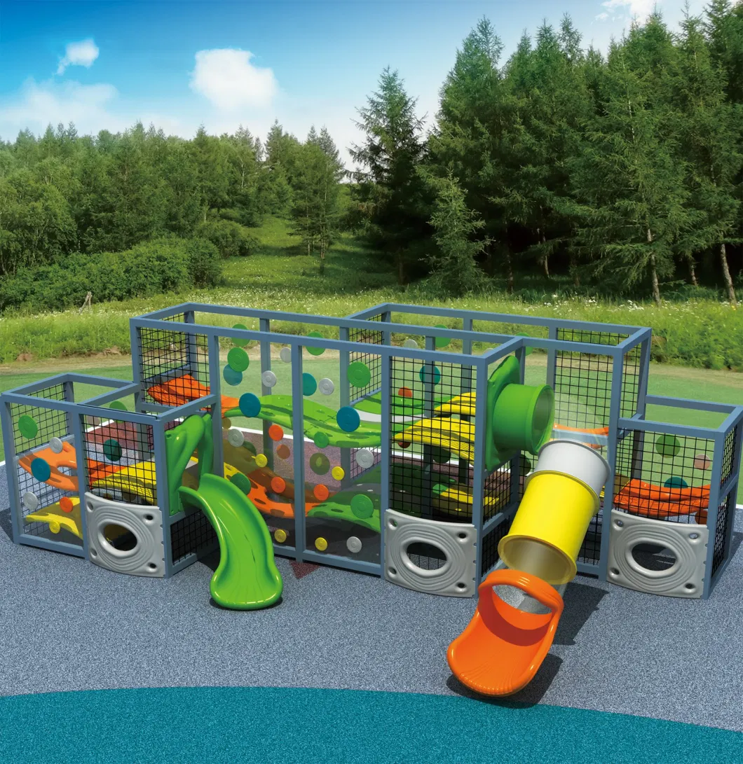 Climbing Net Frame Combination Slides Outdoor Playground Equipment Children Adventure