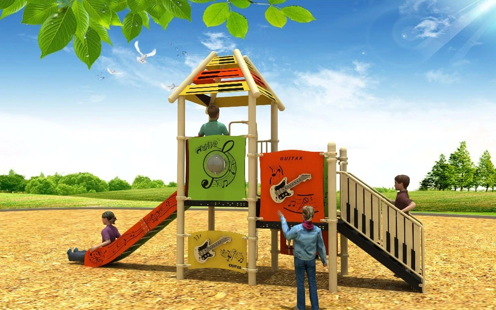 Commercial Park Plastic Castle Kids Large Playground Equipment Park Slide