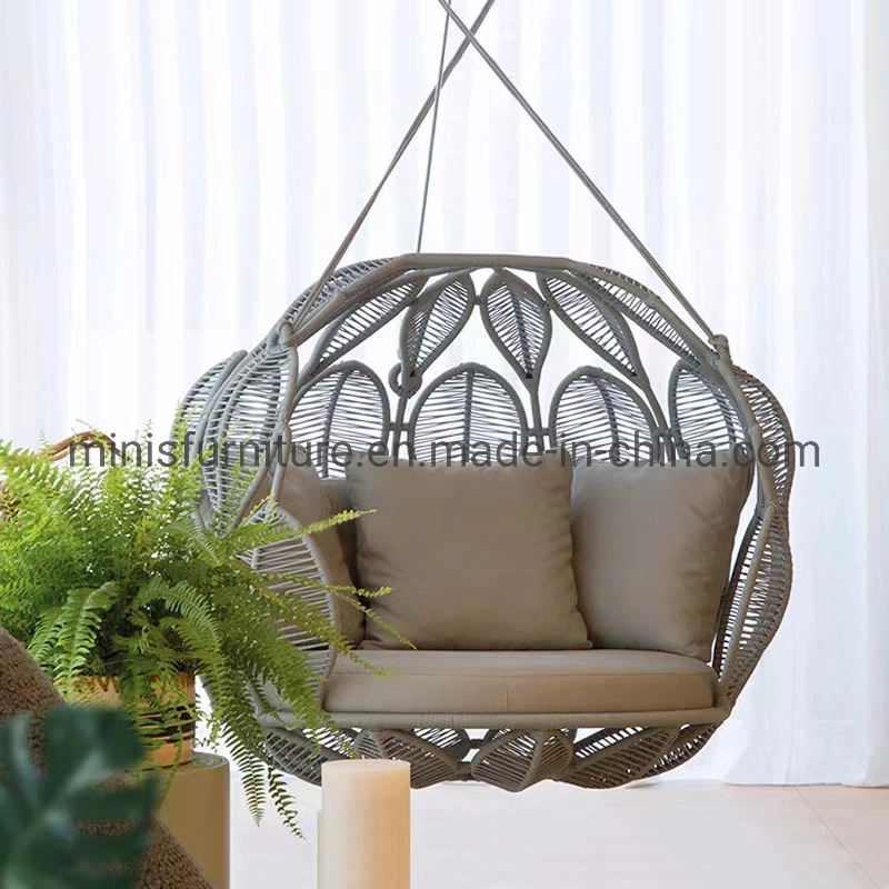 (MN-OSF24) Bestselling Outdoor Garden Chair Furniture Leisure Double Peple Rattan Swing