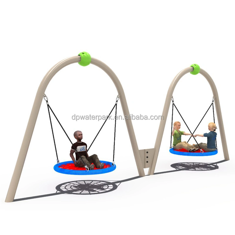 Outdoor Playground Tube Plastic Slide Set with Swing 2024