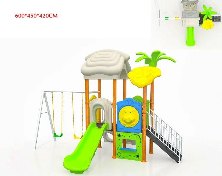 Outdoor Swing with Slide Playground for Children Garden Park