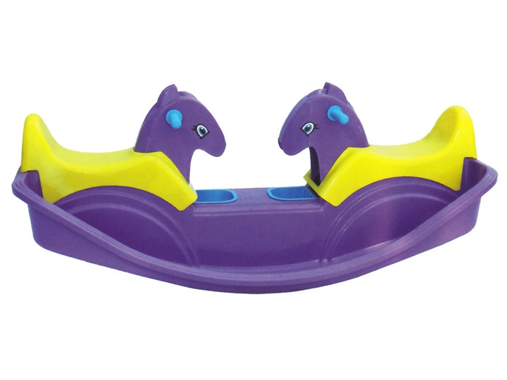 Double Seats Children Plastic Rocking Horse Kids Seesaw