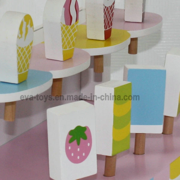 Children Strawberry Ice Cream Shop Toy, with 9 PCS Ice Cream Toy (W10A006)