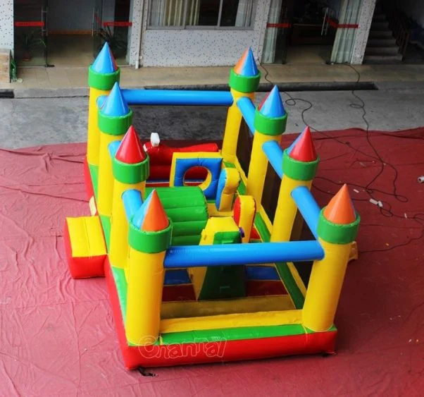 Multi Color Combo Obstacle Giant Jumping Inflatable Bouncer Custom Bouncy Jumping Castle Arch Inflatable Trampoline for Children