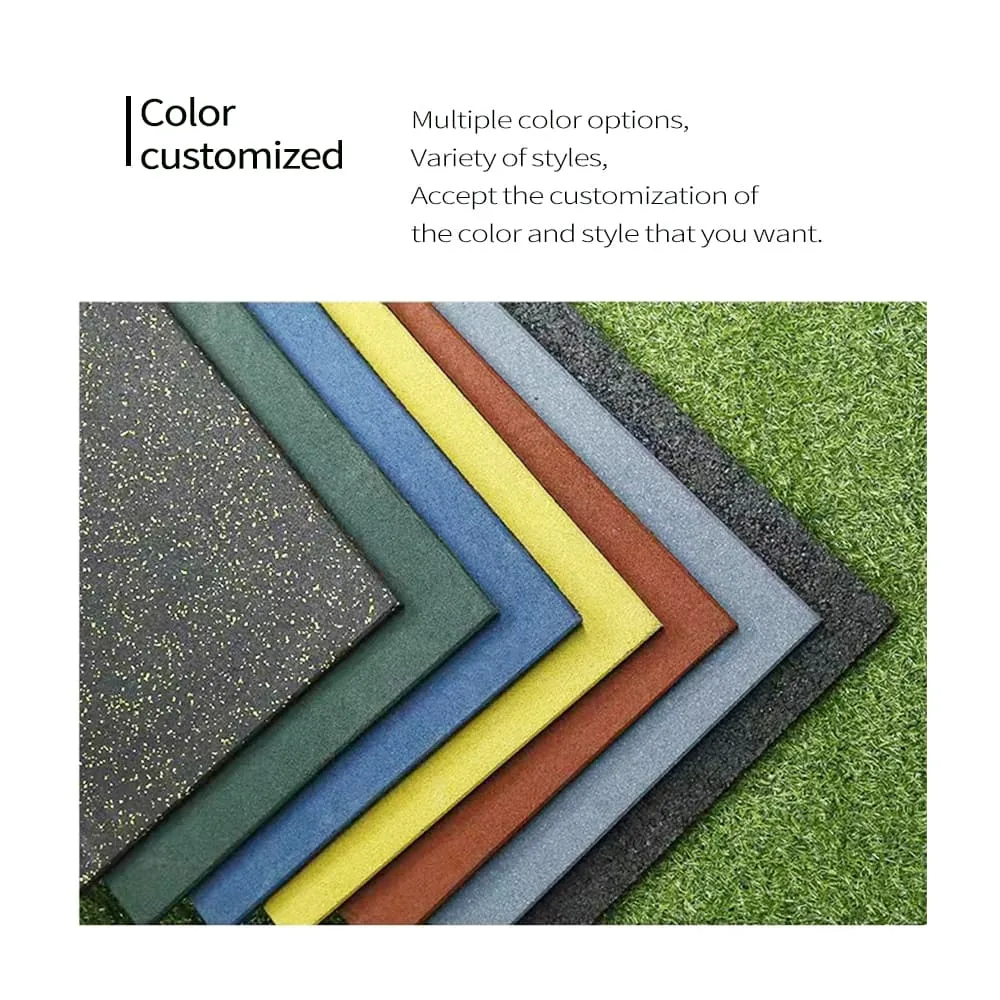 Impact-Resistant Safe Shock Absorption and Sound Insulation Rubber Flooring Mat