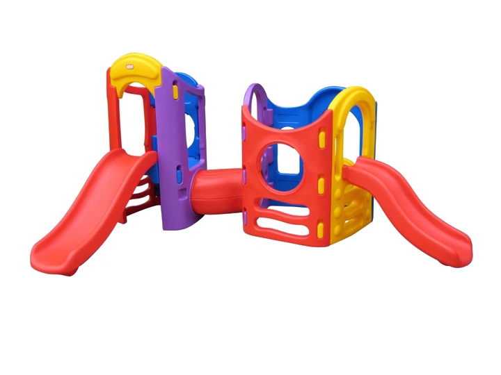 Kids Indoor Plastic Slide and Rocking Horse