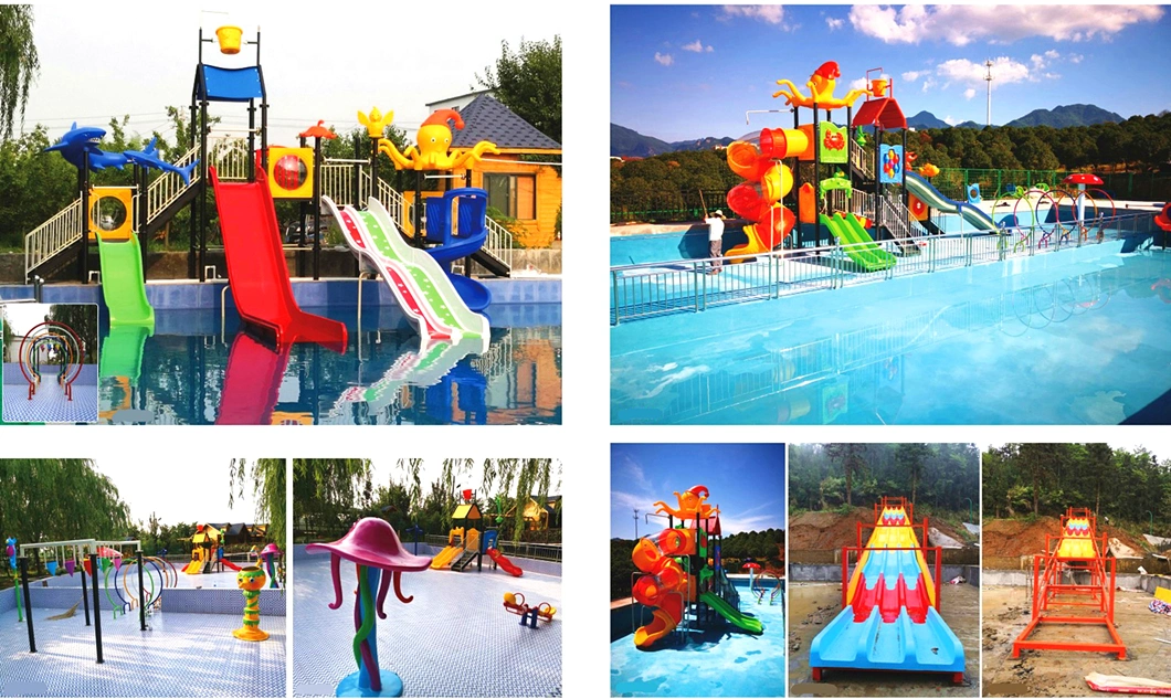 Customized Large Adult Water Park Equipment, Children&prime;s Fiberglass Slide 038h