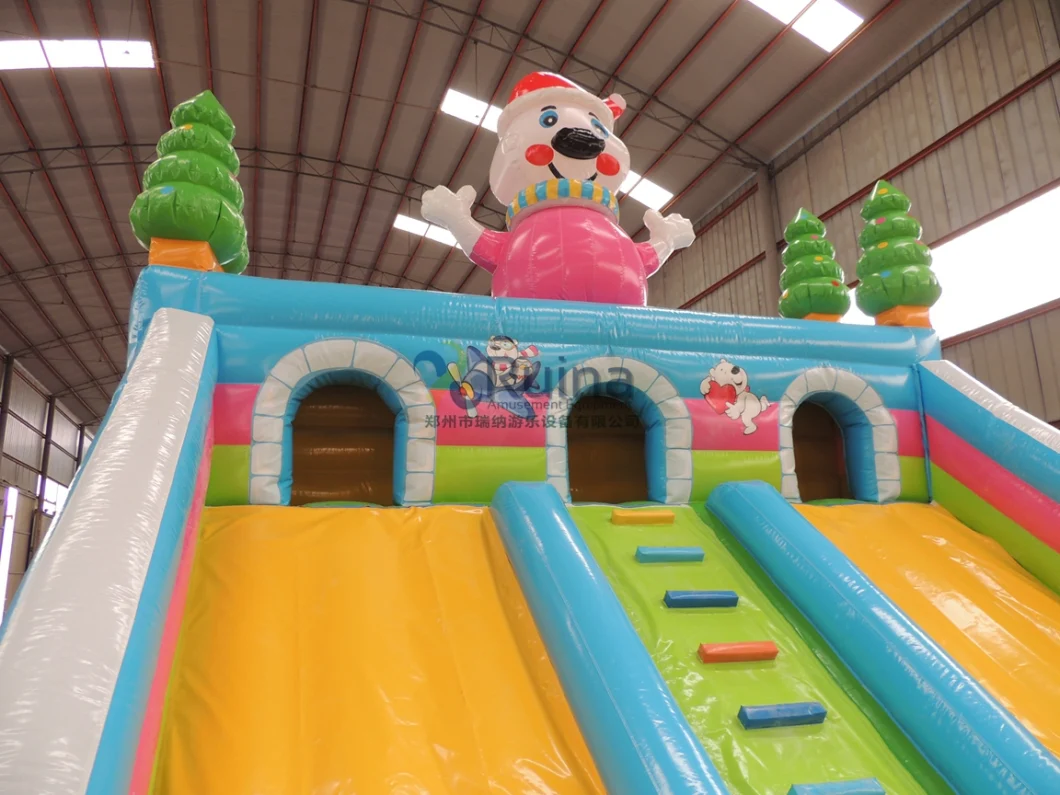 Christmas Inflatable Inflatable Jumper House Slide Bouncy