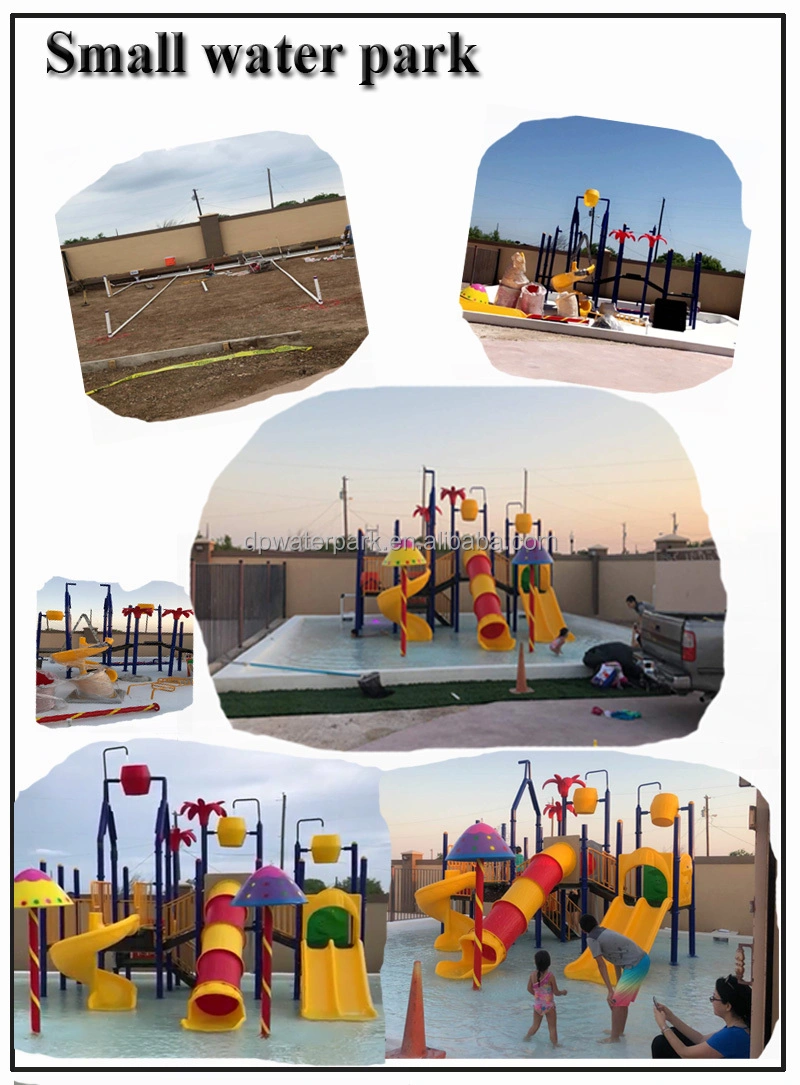 Outdoor Playground Equipment Fiberglass Slide Plastic Swing Set Kids