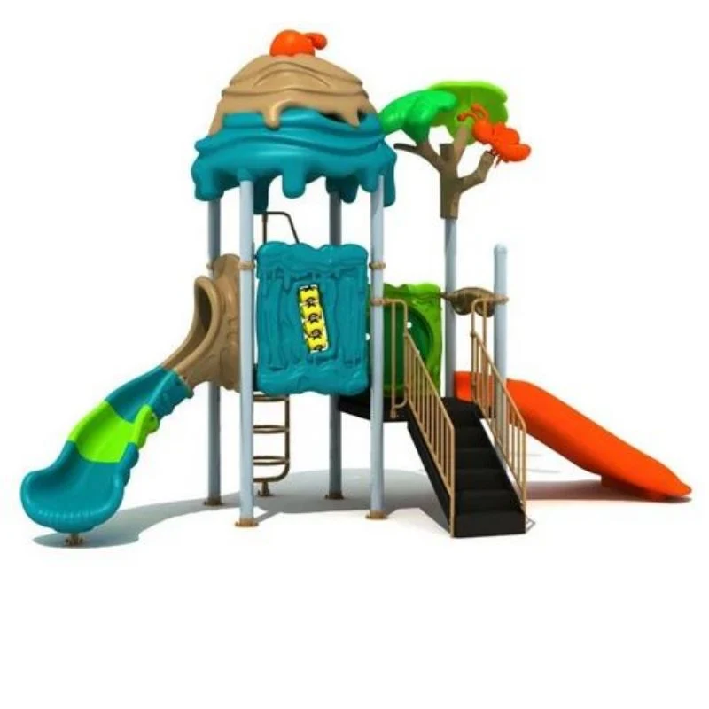 Outdoor Playground Kids Games Playhouse Plastic Slide