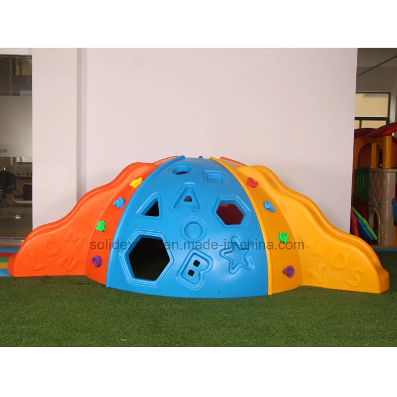 Children Body Training Play Games Area Plastic Climb Hillside Slide