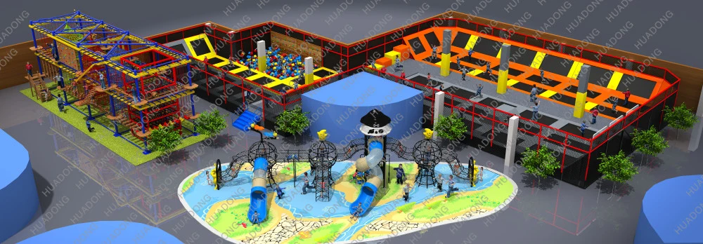 Assessed Supplier Amusement Park Air Bouncer Inflatable Trampoline