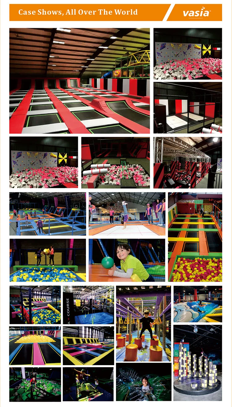 Professional Climbing Wall Colorful Children/Kids/Chlid Soft Play Games Jumping Indoor/Outdoor Bungee Fitness/Gym Trampoline