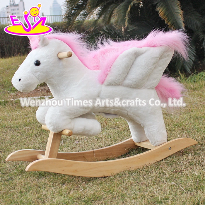 New Wooden Balance Rocking Horse, Popular Wooden Rocking Horse, Kids&prime; Wooden Rocking Horse Toy, Wood Rocking Horse W16D072