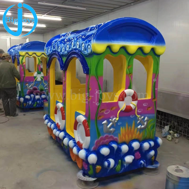 High Quality Attractive Appearance Popular Indoor Amusement Ocean Electric Train