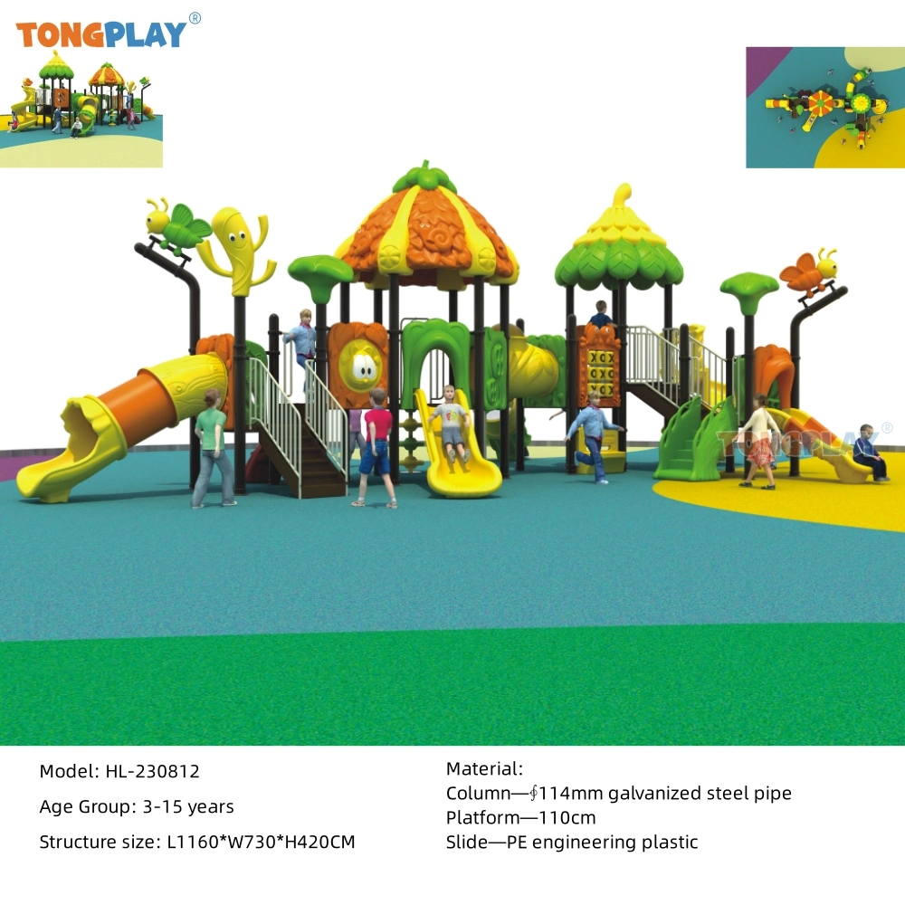 2023 New Factory Wholesale Kids Plastic Tube Slide, Outdoor Children Plastic Slide, Outdoor Park Playground