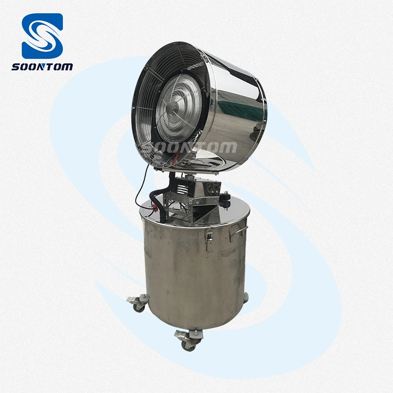 Stainless Steel Oscillation Disinfection Acportable Electric Industrial Water Cooling Mist Fan