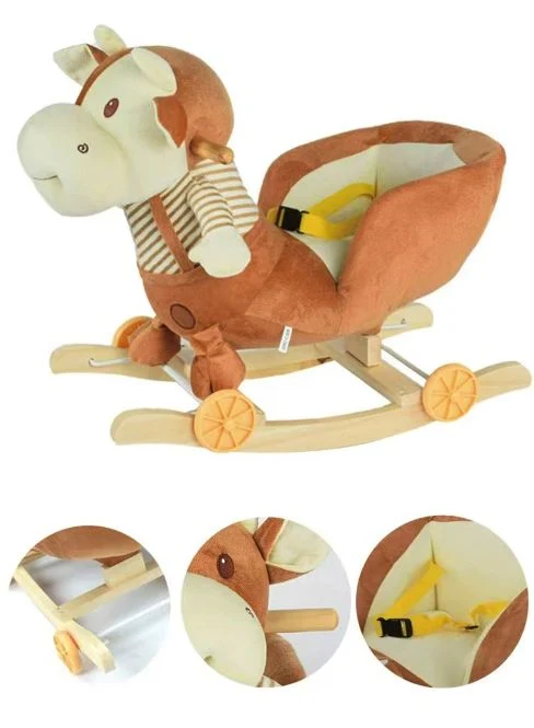 Plush Toy Wooden Rocking Chair Baby Products Rocking Horse Car