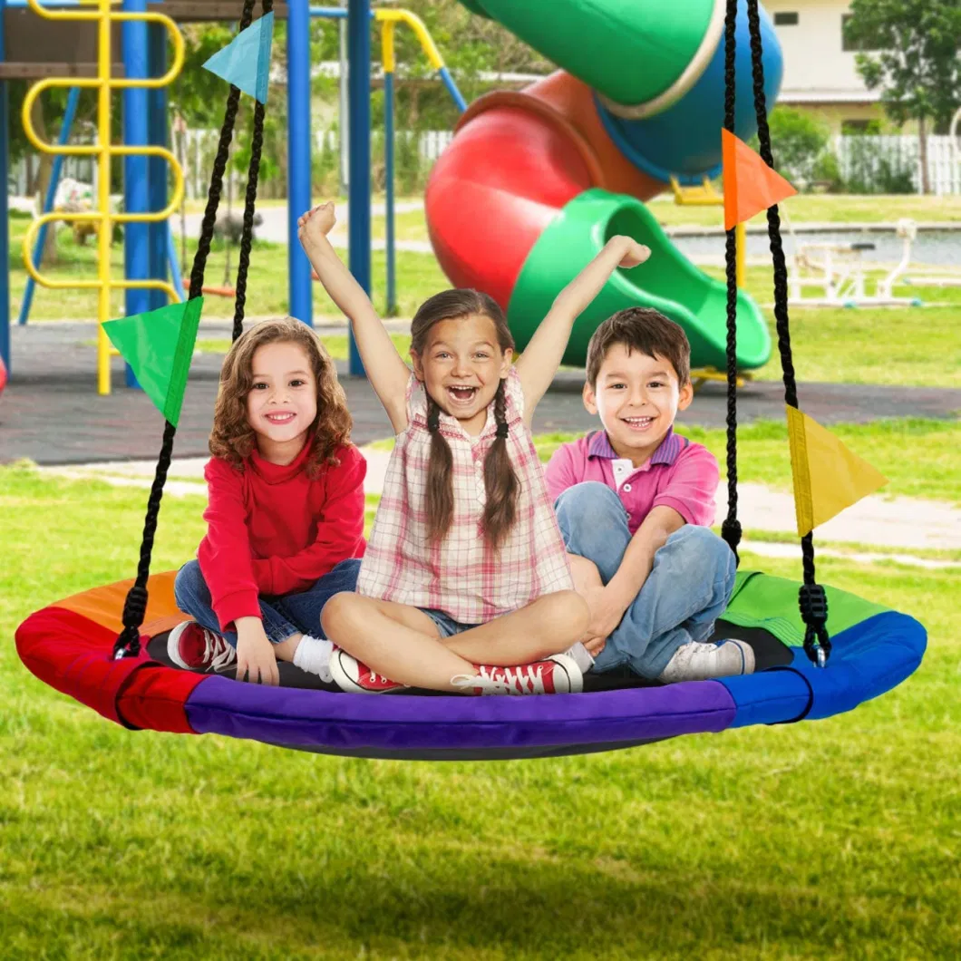 Outdoor Indoor Amusement Park Backyard Child Trampoline Playground Children Kids Toy Swing Trampoline