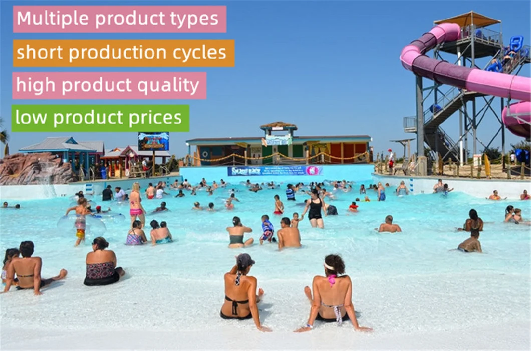 Outdoor Amusement Park Amusement Facilities Amusement Park Glass Fiber Rainbow Spiral Water Slide