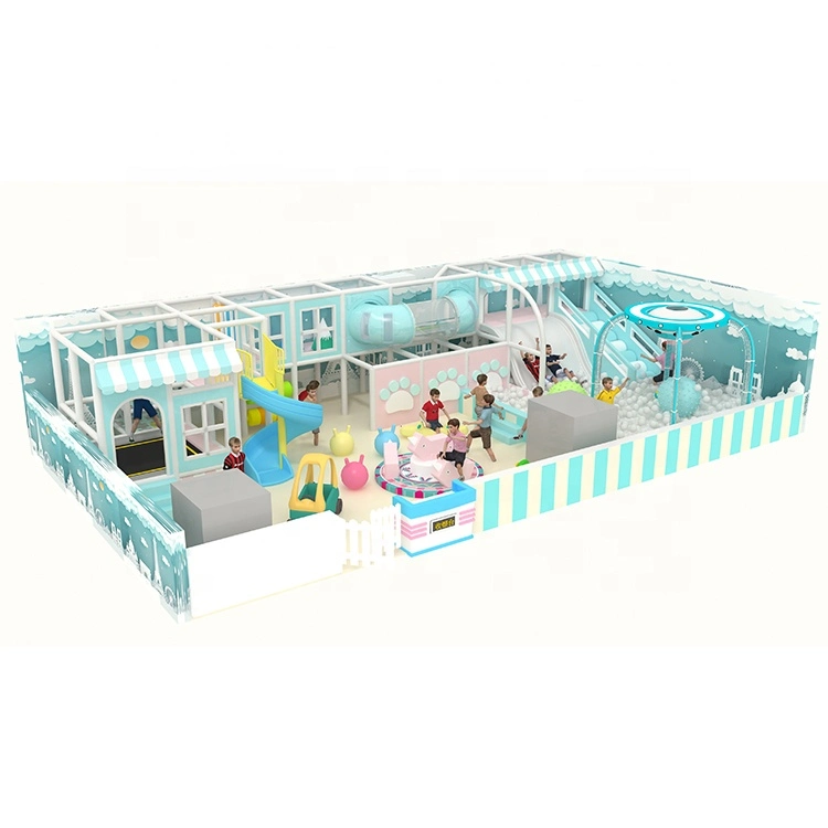 Customized Playground Kids Play Area Ball Pit Pool Play Tube Slides House Indoor Playground